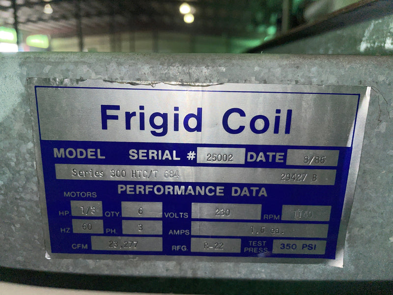Frigid Coil Direct Expansion 6-Fan Evaporator Coil Frigid Coil 