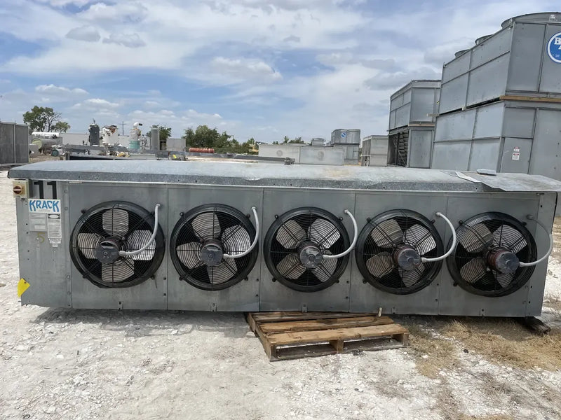 Krack DTX5S -1270-RBA-HGU-LH Ammonia Evaporator Coil- 16 TR, 5 Fans (Low/Medium Temperature)