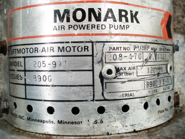 Graco Monark B90V Series Air Powered Pump Graco 