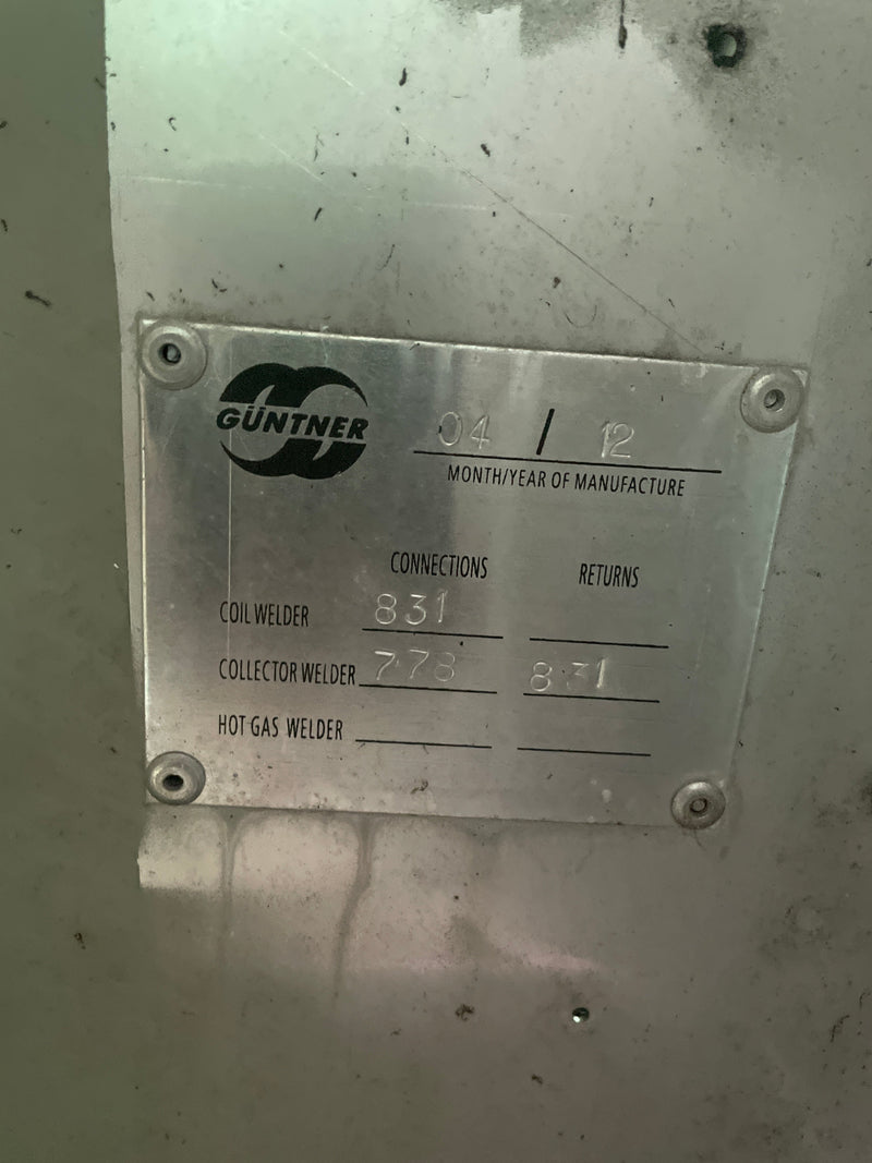 Guntner AGHN 050.2F/16-A0L/28P.M Ammonia Evaporator Coil- 4TR, 1 Fan (Low/Medium Temperature) Guntner 