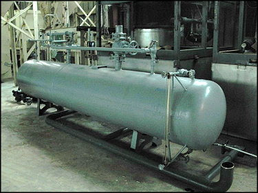 Horizontal Ammonia Receiver - 475 Gallons Not Specified 