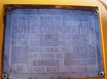 Howe Corporation Refrigerant Receiver System - 69 Gallon Howe Corporation 