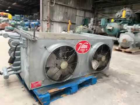 Vilter LP-10-63-1/3-FA Ammonia Evaporator Coil- 5 TR, 2 Fans (Low Temperature)