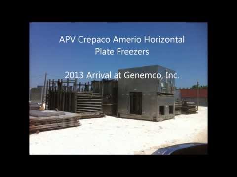 Amerio Horizontal Contact Plate Chiller (13-72 X 100 Galvanized Steel Plates)