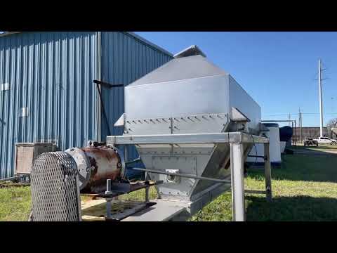 Stainless Steel Ice Storage Holding Bin & Conveyor, Screw Auger / Ice Dispenser