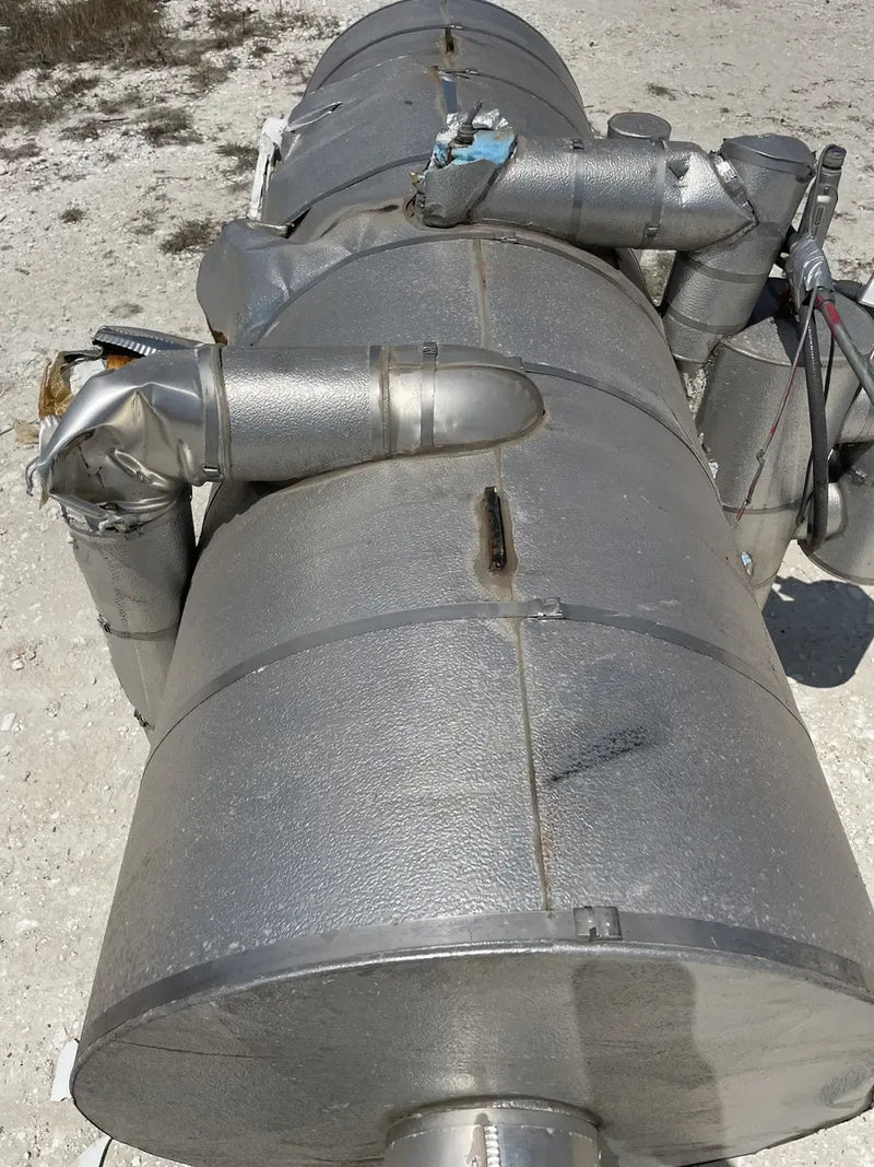 Turbo Ice Horizontal Ammonia Surge Drum (26in X 84in. 232 Gallons)
