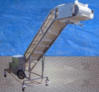 Incline Conveyor, Stainless Steel Not Specified 