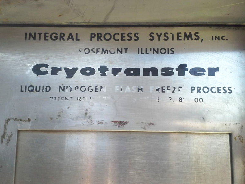 IPS Cryotransfer Nitrogen IQF Tunnel Freezer Integrated Process Systems 