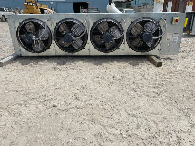 Krack DT4S-1045-FLA-HGU-RH 4-Fan Ammonia Evaporator Coil- 13 TR 4 Fans (Low Temperature) Krack 