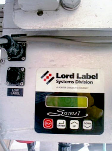 Lord Label Systems Labeler Lord Label Systems 
