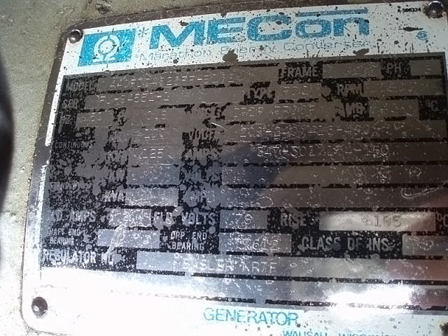 Mecon Generator - 125 KVA Mecon 