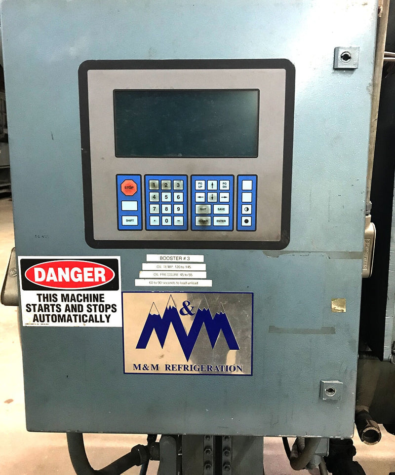 M&M Howden Rotary Screw Booster Compressor Package - 150 HP Howden 