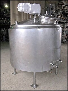 Mojonnier Dome-Top Stainless Steel Tank Mojonnier 