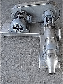 Moyno Progressive Cavity Pump and Feed Hopper Moyno 