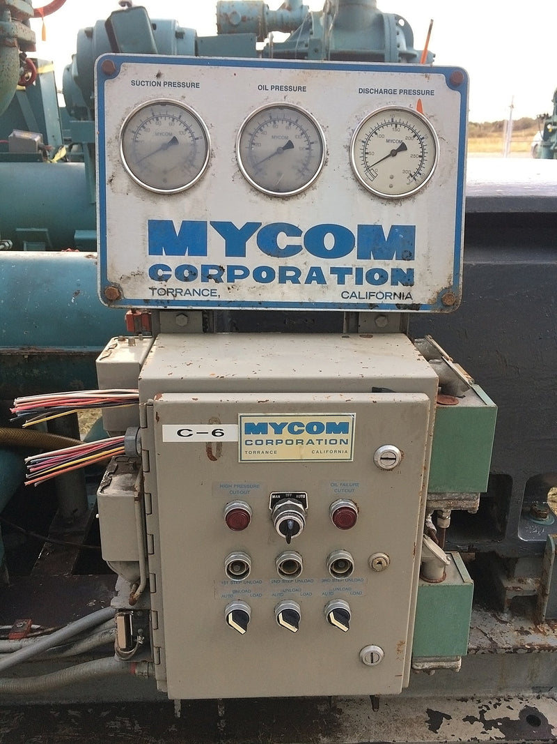 Mycom 12-Cylinder Reciprocating Compressor – 250 HP Mycom 