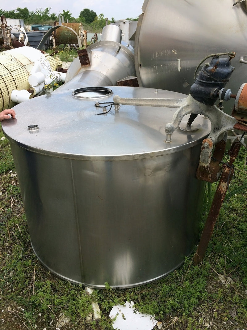 Pfaudler Stainless Steel Process Tank - 300 gallons Pfaudler 