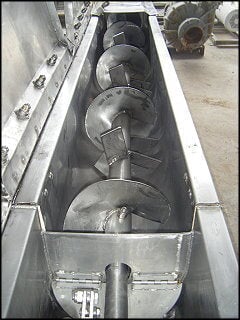 Pulp Wash Stainless Steel Screw Conveyor - 12 in. dia. Not Specified 