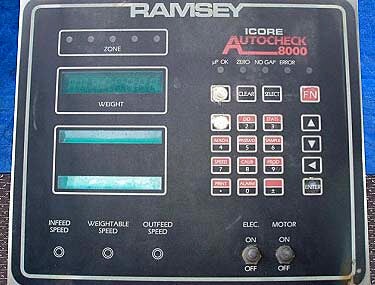 Ramsey Icore Autocheck 8000 Checkweigher Ramsey Technology 