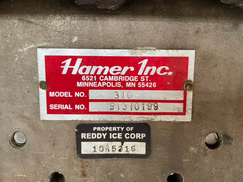 Hammer 310 Automatic Form Fill & Seal Ice Packaging System