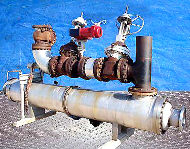 Refrigeration Valves and Systems Shell and Tube Heat Exchanger - 282 sq. ft. RVS 
