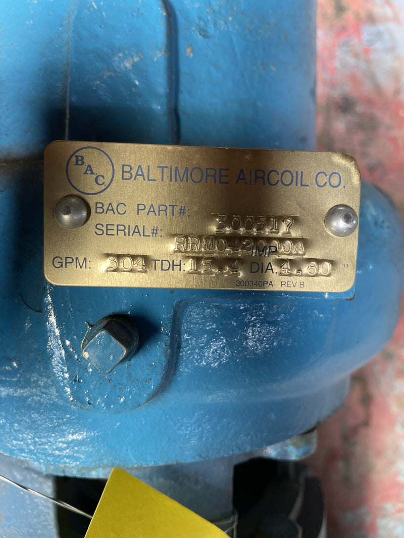 BAC 300517 Centrifugal Pump (2 HP, 304 GPM Max)