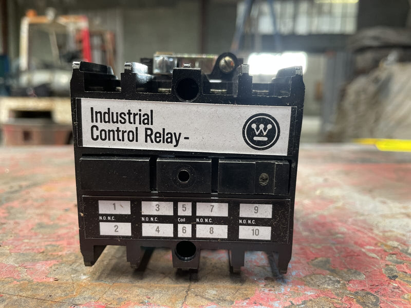 Westinghouse AR4A Industrial Control Relay without Cartridges ( 4 Poles, 120V/60 Hz-110V/50Hz )
