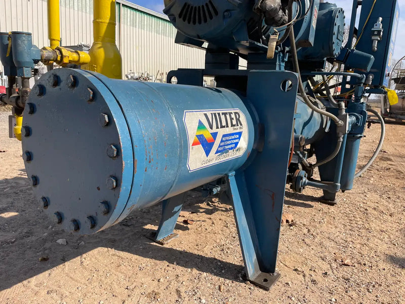 Vilter Rotary Screw Compressor Package (Vilter VSM361, 60 HP 230/460 V, Vilter Micro Control Panel)