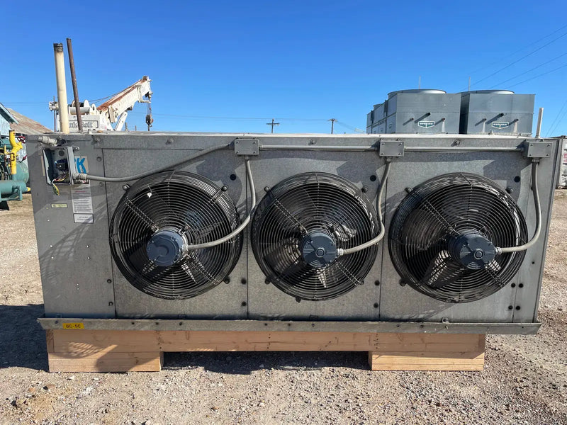 Krack DTX3S-760-DXA-HGC-LH Ammonia Evaporator Coil- 8.73 TR, 3 Fans (Low/Medium Temperature)