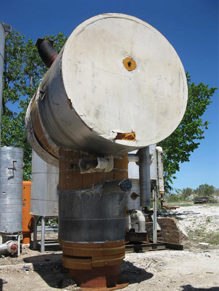 RVS Horizontal Ammonia Recirculator Tank – 78 in. Dia. x 9 ft. 6 in. L RVS 