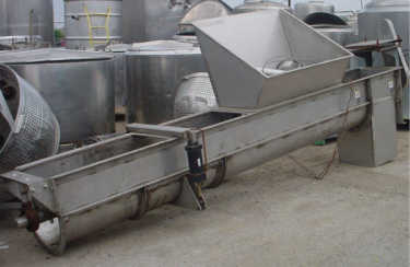 Screw Auger Conveyor, Stainless Steel Not Specified 