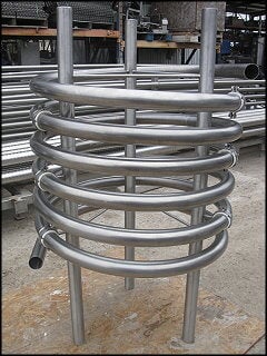 Spiral Stainless Steel Holding Tubes Not Specified 