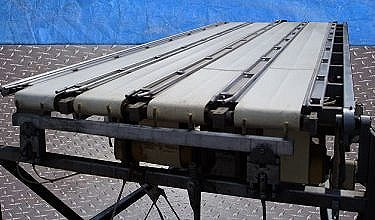 Stainless Steel 4-Lane Incline Belt Conveyor Not Specified 