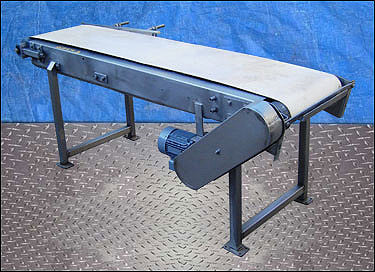Stainless Steel Belt Conveyor – 14 in. W Not Specified 