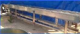 Stainless Steel Belt Conveyor - 7 in. wide Not Specified 
