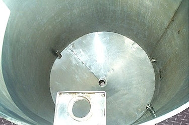 Stainless Steel Cone Bottom Holding Tank- 350 Gallon Not Specified 