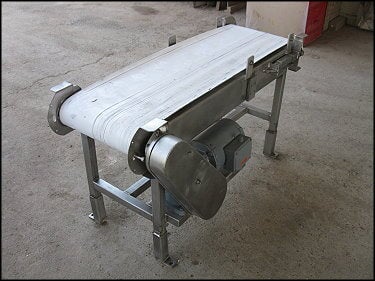 Stainless Steel Conveyor - 1 Ft. 2-1/4 In. Wide Not Specified 