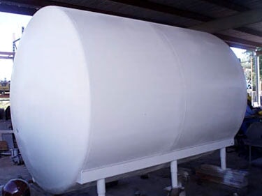 Stainless Steel Horizontal Jacketed Tank- 3,500 Gallon Not Specified 