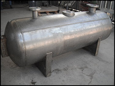 Stainless Steel Horizontal Tank – 250 gallon Not Specified 