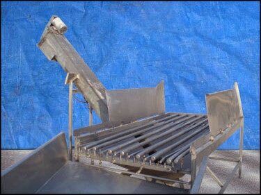 Stainless Steel Incline Ice Auger with Drain Chute Not Specified 