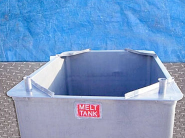 Stainless Steel Melt Tank – 460 Gallons Genemco 