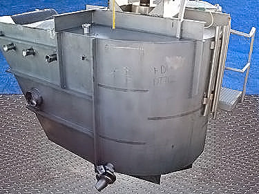 Stainless Steel Mix Tank- 1000 Gallon Genemco 