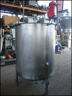 Stainless Steel Mix Tank - 275 Gallons Not Specified 