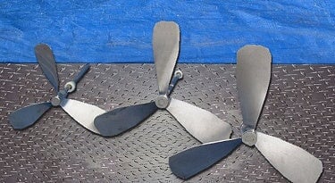Stainless Steel Mixing Paddles and Blades Not Specified 