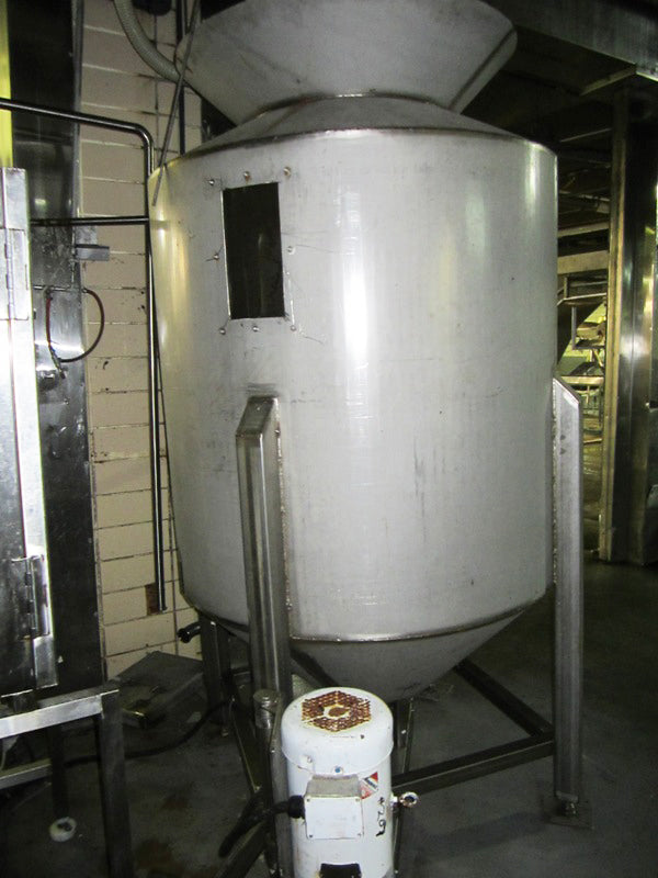 Stainless Steel Mixing Tank - 750 Gallons Genemco 