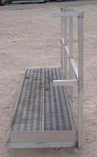 Stainless Steel Platform with Guard Rail Not Specified 