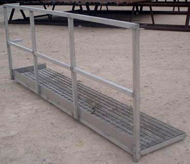 Stainless Steel Platform with Guard Rail Not Specified 