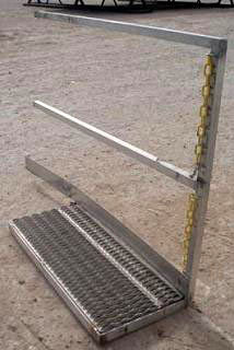 Stainless Steel Platform with Guard Rails Not Specified 