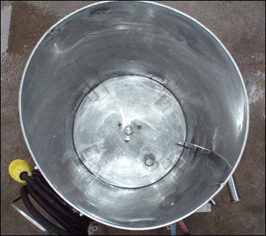 Stainless Steel Portable Mix Tank with Pump – 50 gallons Not Specified 