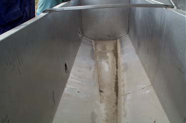 Stainless Steel Rectangular Tank with Lids – 540 Gallons Not Specified 