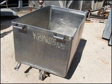 Stainless Steel Rolling Tub Not Specified 